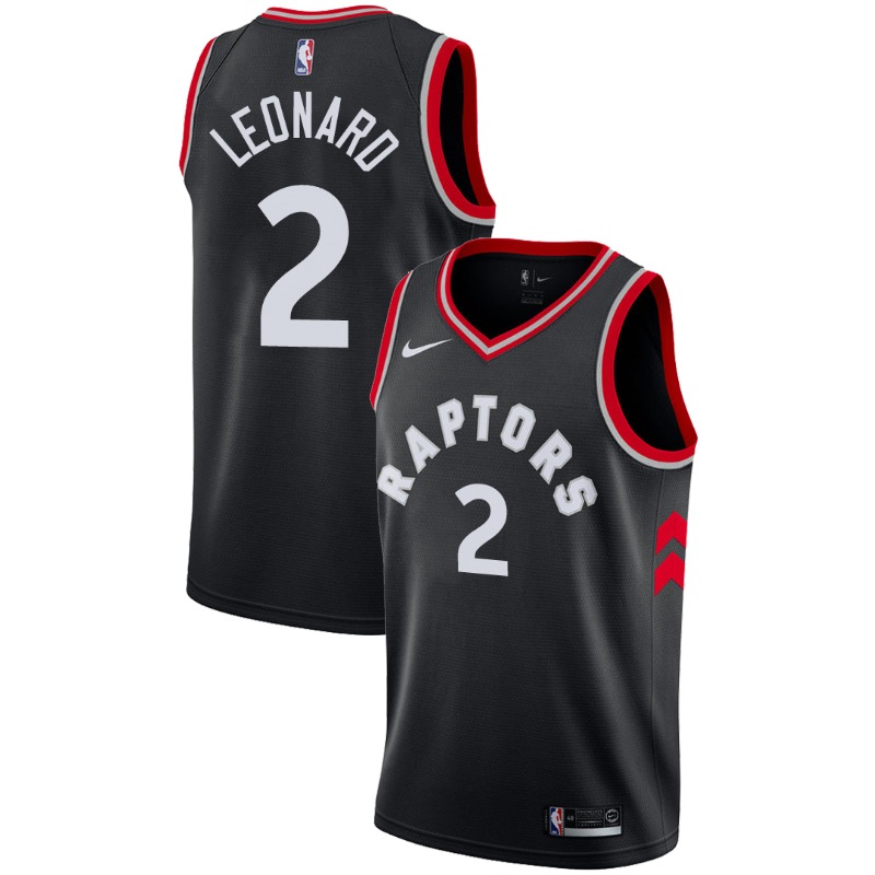 Men's Toronto Raptors #2 Kawhi Leonard Black NBA Stitched Jersey Men's Toronto Raptors #2 Kawhi Leonard Black NBA Stitched Jersey